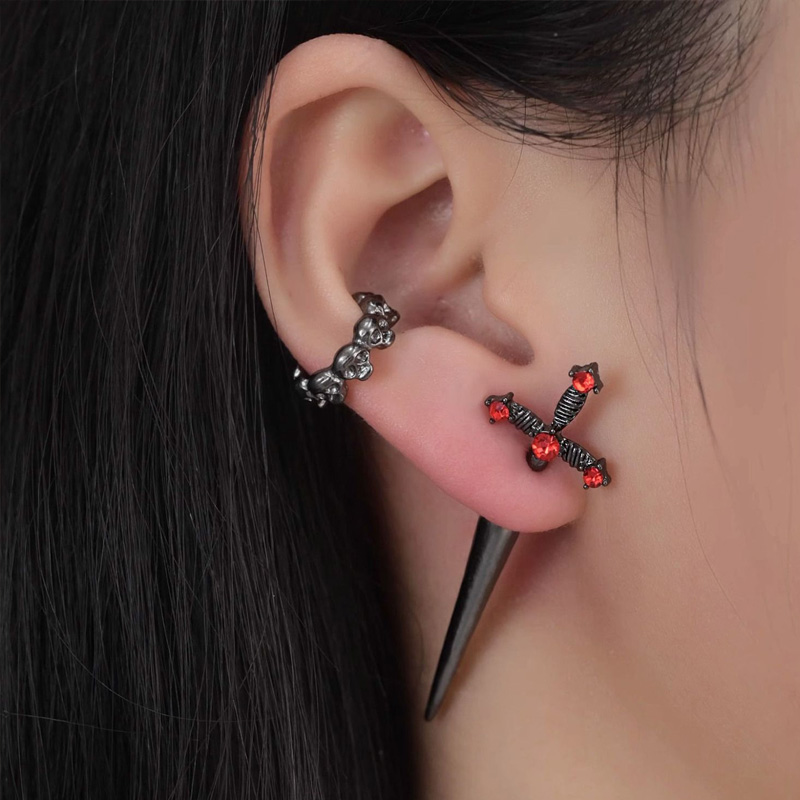 Street Fashion Earrings - الجديد في الموضة خمر الهيب هوب