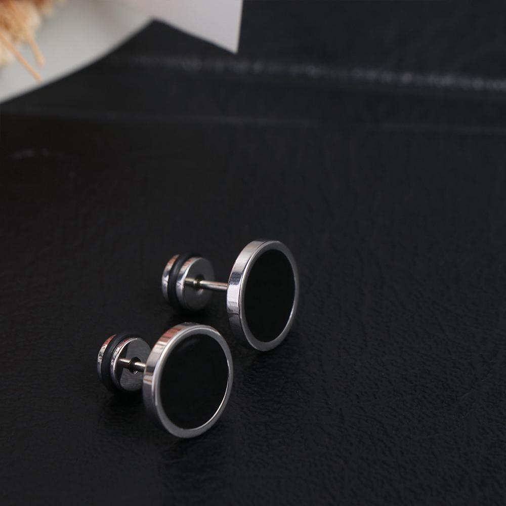 أقراط دائرية سوداء على الطراز  - مراجعة Street Fashion Earrings وسعره