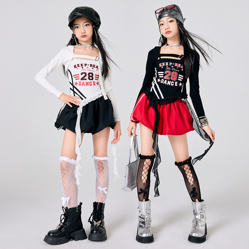 جديد الفتيات K-Pop الجاز المرح - مراجعة Street Fashion Outfit Girl وسعره