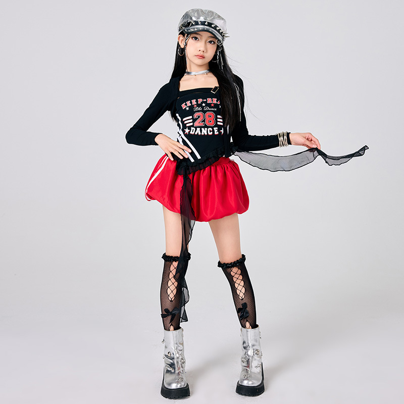 جديد الفتيات K-Pop الجاز المرح - مراجعة Street Fashion Outfit Girl وسعره