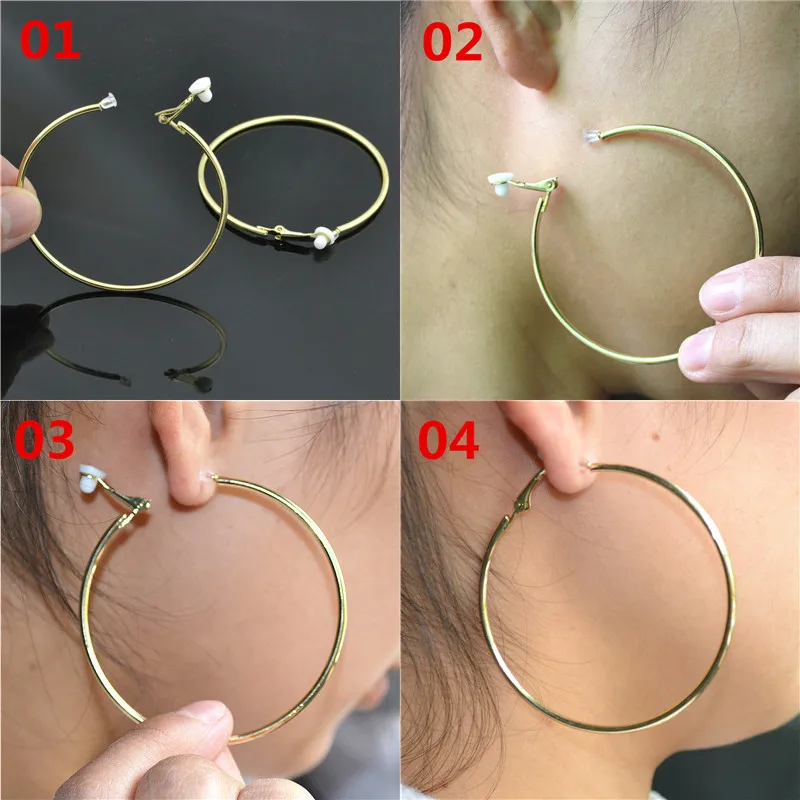 مشبك على أقراط للنساء لا ثقوب  - مراجعة Street Fashion Earrings وسعره