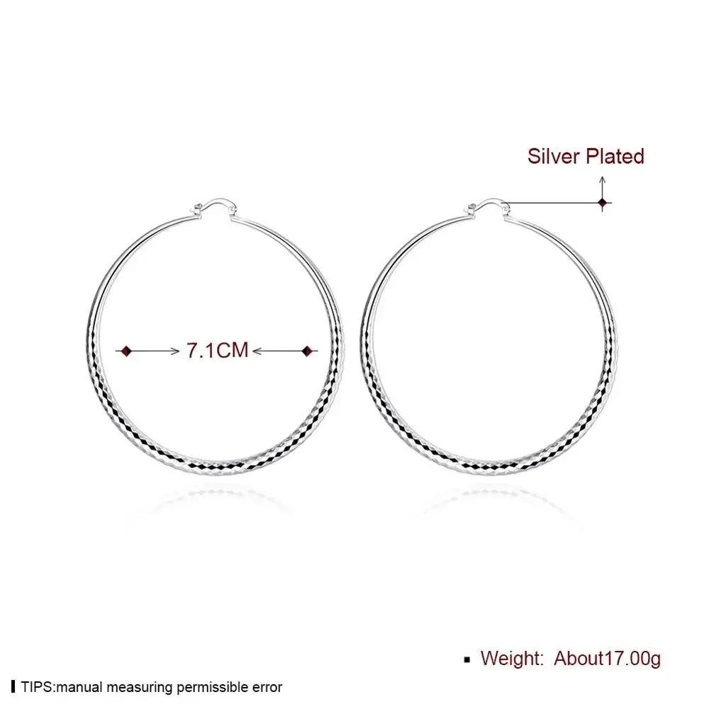 أقراط فضة استرلينية 925 رائجة  - مراجعة Street Fashion Earrings وسعره