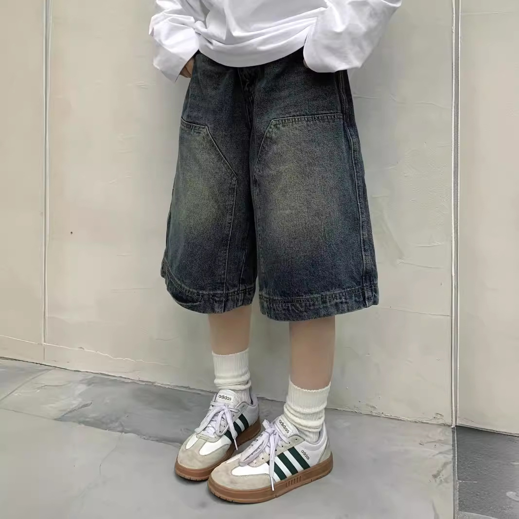 النساء Y2K خمر فضفاض شورتات جي - مراجعة Street Fashion Jeans Men وسعره