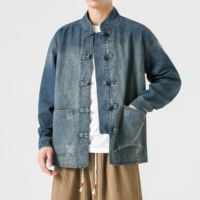 جاكيت جينز رجالي على الطراز ال - مراجعة Street Fashion Jeans Men وسعره