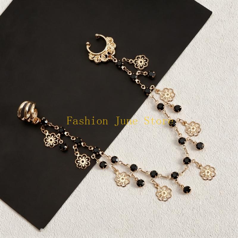 N5KA سبيكة هامش القرط الأنف ال - مراجعة Street Fashion Earrings وسعره