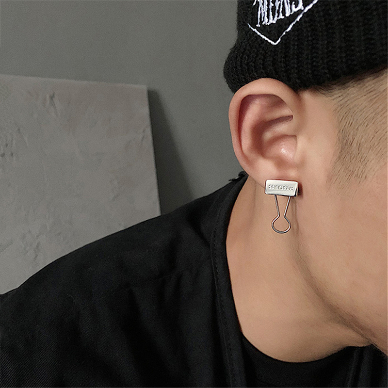 HUANZHI 2022 جديد الشرير الإبد - مراجعة Street Fashion Earrings وسعره
