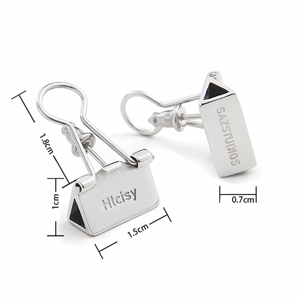 HUANZHI 2022 جديد الشرير الإبد - مراجعة Street Fashion Earrings وسعره