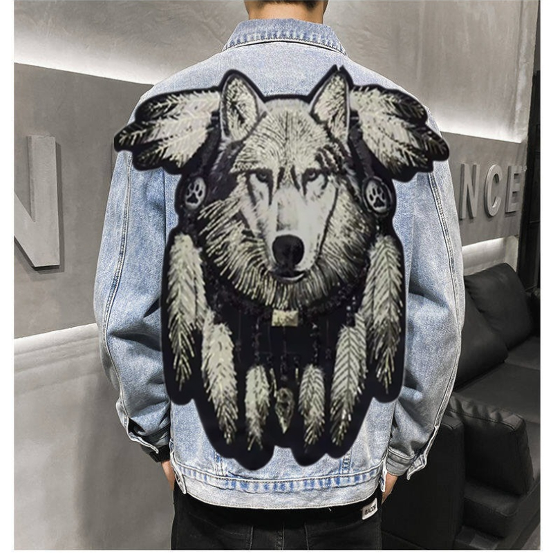 أمريكا خمر الثقيلة الذئب المطر - مراجعة Street Fashion Jeans Men وسعره