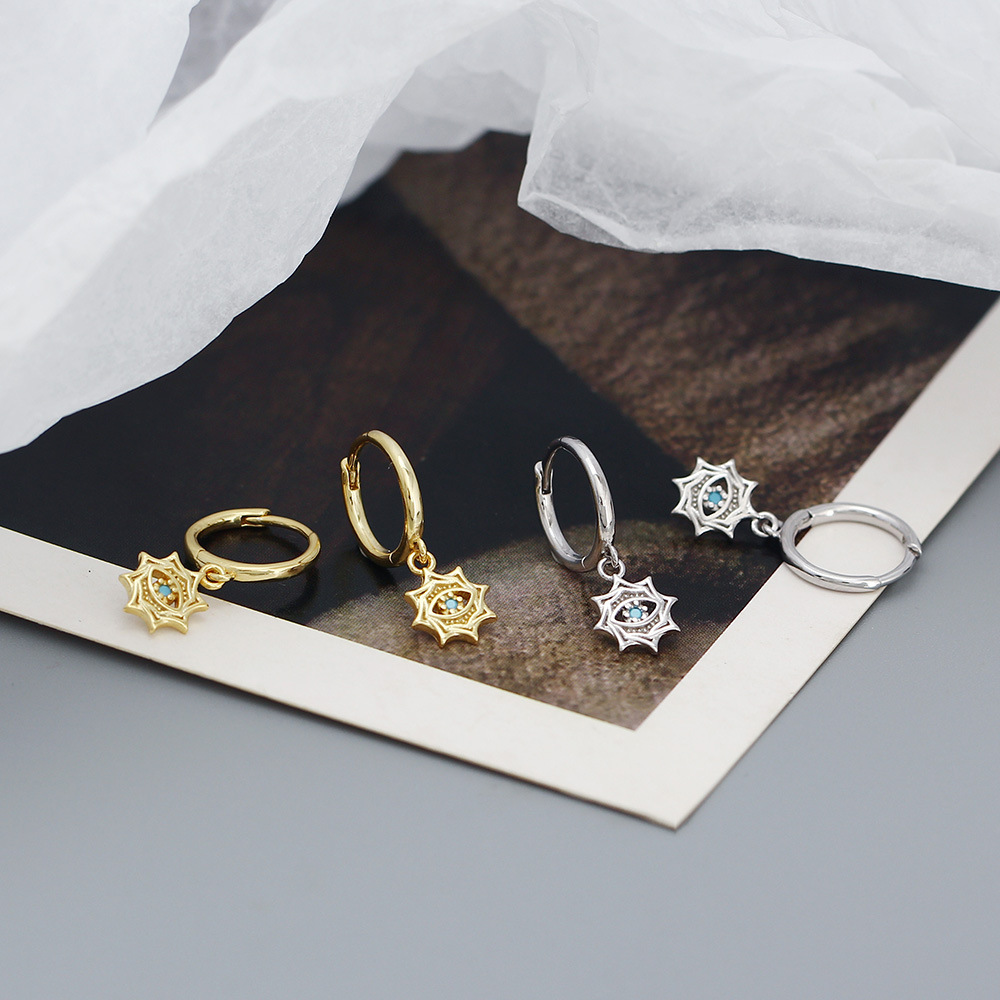925 فضة إبرة الرجعية الكلاسيكي - مراجعة Street Fashion Earrings وسعره